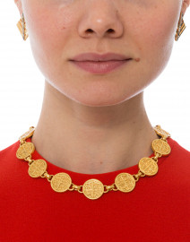 Valencia Gold Short Necklace