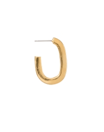 Back image thumbnail - Ben-Amun - Gold Oval Earrings