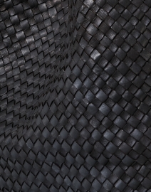 Fabric image thumbnail - Laggo - Carmen Black Woven Leather Bag