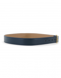 W. Kleinberg - Blue and Beige Smooth Reversible Leather Belt