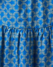 Fabric image thumbnail - Rosso35 - Blue Geometric Print Dress