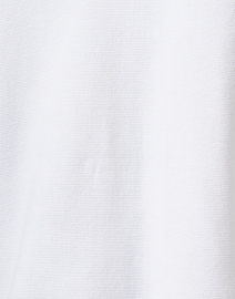 Fabric image thumbnail - Kinross - White Cotton Cashmere Cardigan 