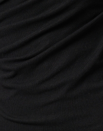 Fabric image thumbnail - Vince - Black Jersey Faux Wrap Top