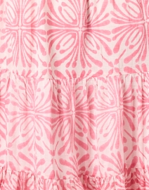 Fabric image thumbnail - Bell - Annabelle Pink Print Cotton Silk Dress