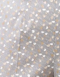 Fabric image thumbnail - Piazza Sempione - Monia White and Grey Print Pant