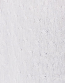 Fabric image thumbnail - Cortland Park - Sophie Light Grey Cable Knit Cashmere Cardigan