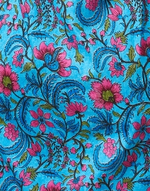 Fabric image thumbnail - Bella Tu - Evie Blue Floral Tunic Dress