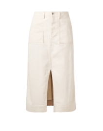 Product image thumbnail - AG Jeans - Lana White Denim Skirt 