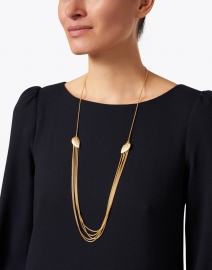 Look image thumbnail - Dean Davidson - Passage Gold Multi Strand Necklace