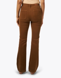 Back image thumbnail - AG Jeans - Anisten Brown Corduroy Bootcut Pant