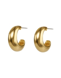 Product image thumbnail - Ben-Amun - Small Gold Hoop Earrings