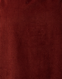 Fabric image thumbnail - Weekend Max Mara - Giberna Rust Corduroy Shirt Dress