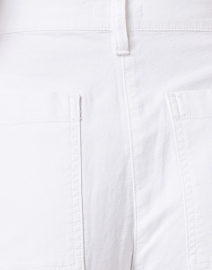 Fabric image thumbnail - Eileen Fisher - White Wide Leg Ankle Pant