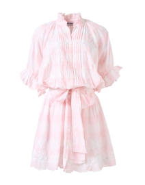 Juliet Dunn - Blouson Pink Print Dress