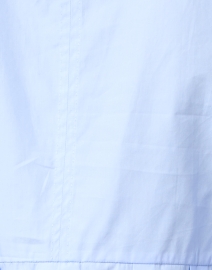 Fabric image thumbnail - Le Sarte Pettegole - Blue Cotton Pleated Peplum Shirt