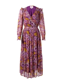 Product image thumbnail - Banjanan - Pearl Violet Floral Cotton Dress