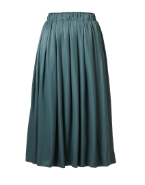 Product image thumbnail - Peserico - Green Pleated Midi Skirt