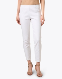 Front image thumbnail - Ecru - Springfield White Pull On Pant