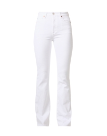 Product image thumbnail - AG Jeans - Alexxis White High Rise Boot Cut Jean
