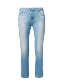 Product image thumbnail - AG Jeans - Prima Light Blue Denim Slim Ankle Jean