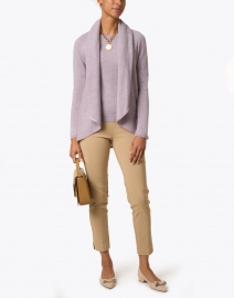 Look image thumbnail - Avenue Montaigne - Pars Camel Signature Stretch Pull On Pant