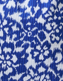 Fabric image thumbnail - Banjanan - Benita Blue Ikat Cotton Dress