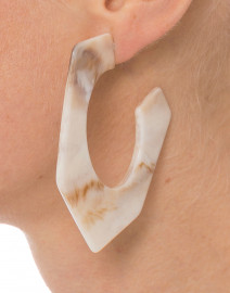 Greta Biscuit Ivory Earrings