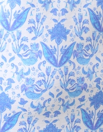 Fabric image thumbnail - Sail to Sable - Blue and White Print Shift Dress