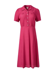 Product image thumbnail - Ines de la Fressange - Angele Pink Print Dress