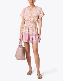 Look image thumbnail - Walker & Wade - Lily Yellow and Pink Floral Dress