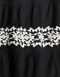 Fabric image thumbnail - Roller Rabbit - Pamela Black Embroidered Cotton Dress