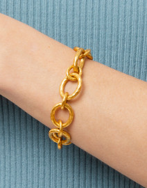 Catalina Gold Small Link Bracelet