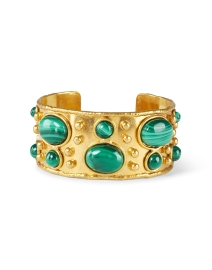 Product image thumbnail - Sylvia Toledano - Malachite Stone Cuff Bracelet
