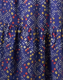 Fabric image thumbnail - Oliphant -  Indigo Multi Print Cotton Dress
