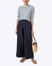 Look image thumbnail - Frances Valentine - Navy and White Striped Top