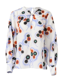 Product image thumbnail - Jason Wu - Blue and Red Printed Blouse