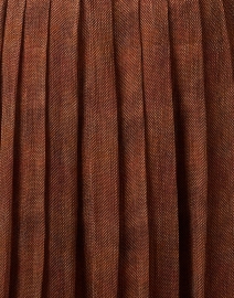 Fabric image thumbnail - Lafayette 148 New York - Copper Brown Silk Dress