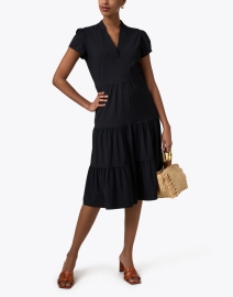 Look image thumbnail - Jude Connally - Libby Black Tiered Dress