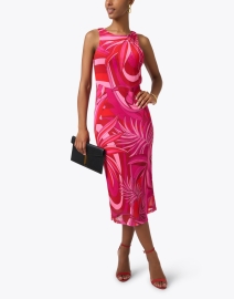 Look image thumbnail - Farm Rio - Pink Multi Print Dress