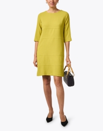 Look image thumbnail - Rosso35 - Yellow Wool Crepe Dress