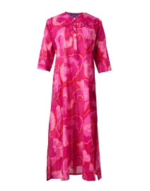 Product image thumbnail - Ro's Garden - Pink Embroidered Cotton Kurta