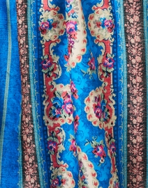 Fabric image thumbnail - D'Ascoli - Zafra Blue Print Silk Dress