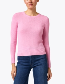 Front image thumbnail - Allude - Pink Cashmere Sweater