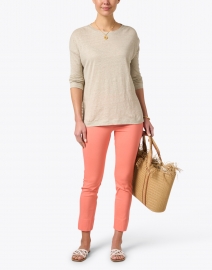 Look image thumbnail - Equestrian - Milo Apricot Stretch Pull On Pant