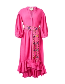 Athena Pink Cotton Dress