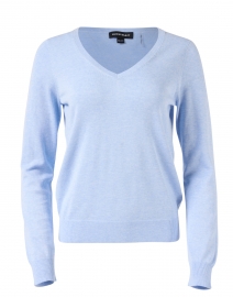 Light Blue Cotton Sweater