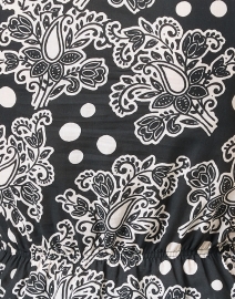Fabric image thumbnail - Loretta Caponi - Irene Black and White Print Top