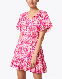 Front image thumbnail - Walker & Wade - Courtney Fuchsia Floral Print Dress