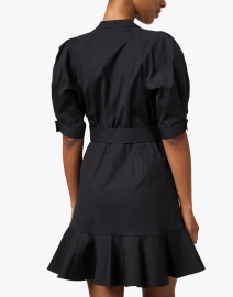 Back image thumbnail - Veronica Beard - Molly Black Shirt Dress