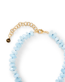 Back image thumbnail - Nest - Aquamarine and Pearl Necklace